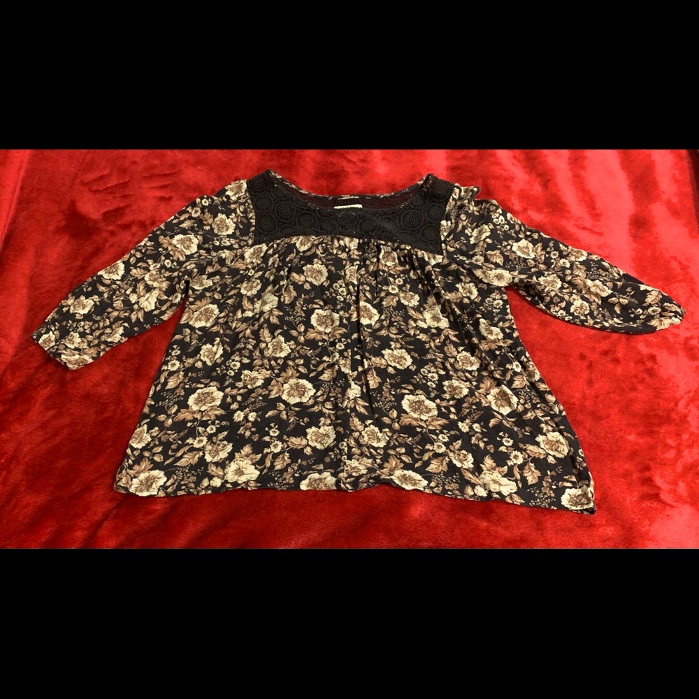 Ralph Lauren Denim & Supply Lace Floral Blouse